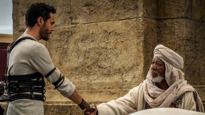 Ben-Hur og Sheikh Ilderim. Foto: Filmweb.